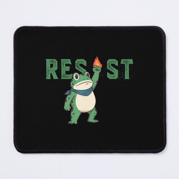 Item preview, 90s Portland Funny Protest Quote Frogs Resist Frog designed and sold by MiroslaWeidno.