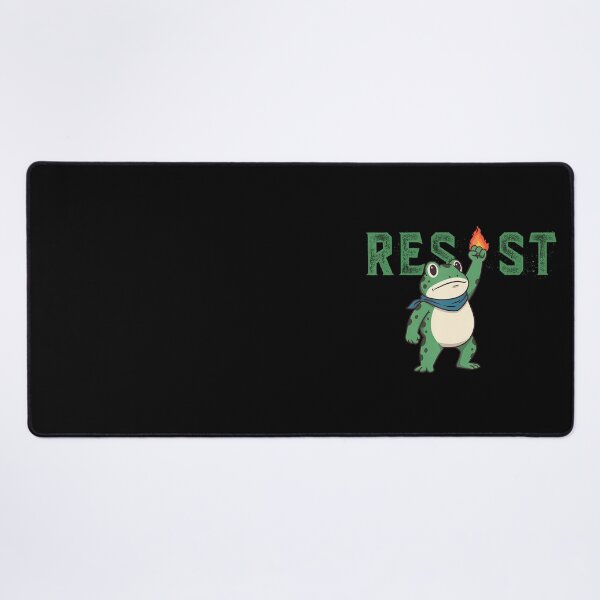 Item preview, 90s Portland Funny Protest Quote Frogs Resist Frog designed and sold by MiroslaWeidno.