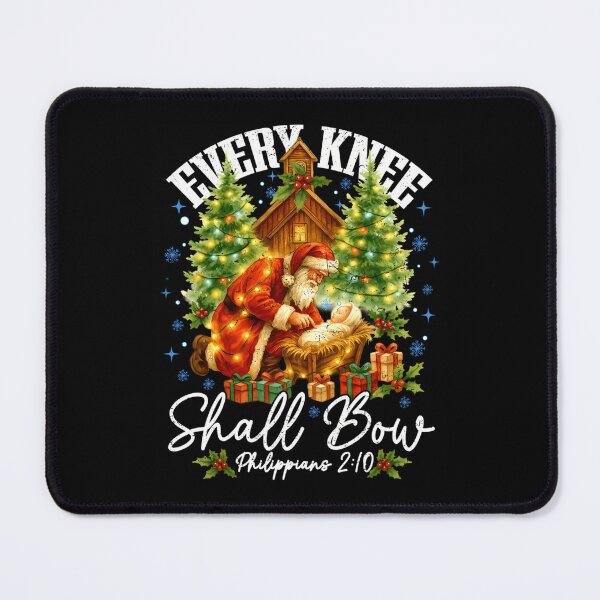 Item preview, Holiday Knee Vintage Jesus Christian Shall Quote Bow Christmas Every designed and sold by JackyEstera.