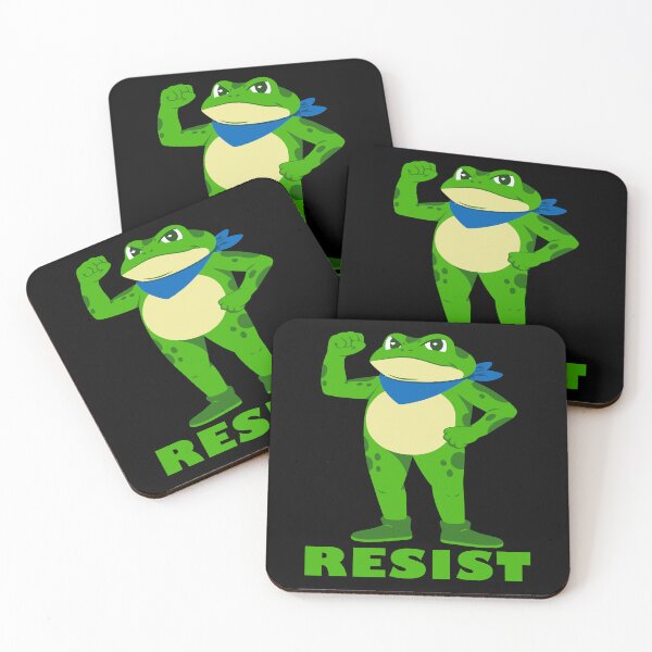 Item preview, Portland Resist Frog Standing Strong Against Fascism designed and sold by EthosWear.