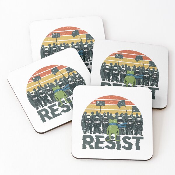 Item preview, Resist Funny Quote Frogs 90s Frog Portland Protest designed and sold by MiroslaWeidno.