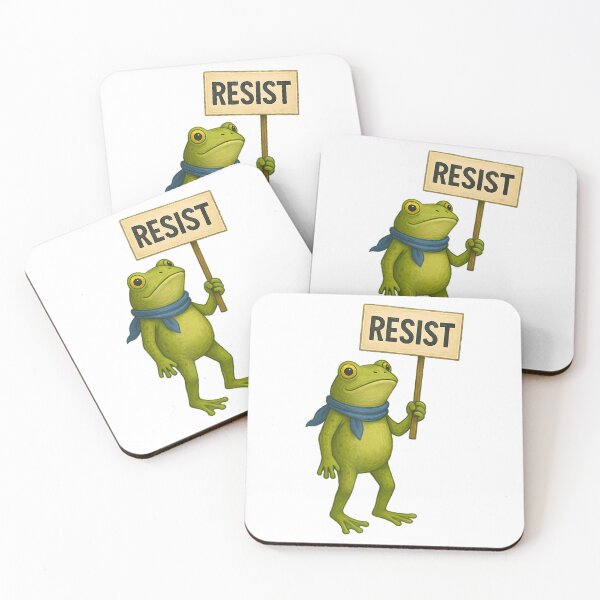 Item preview, 90s Resist Portland Frogs Quote Protest Frog Funny designed and sold by MiroslaWeidno.