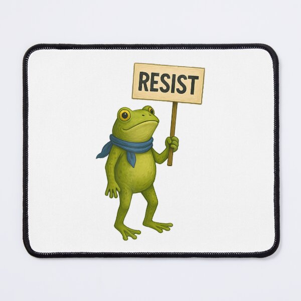 Item preview, 90s Resist Portland Frogs Quote Protest Frog Funny designed and sold by MiroslaWeidno.