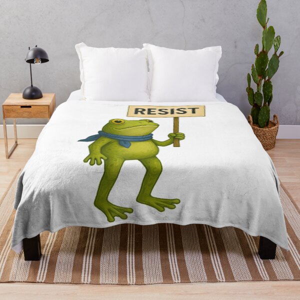 Item preview, 90s Resist Portland Frogs Quote Protest Frog Funny designed and sold by MiroslaWeidno.
