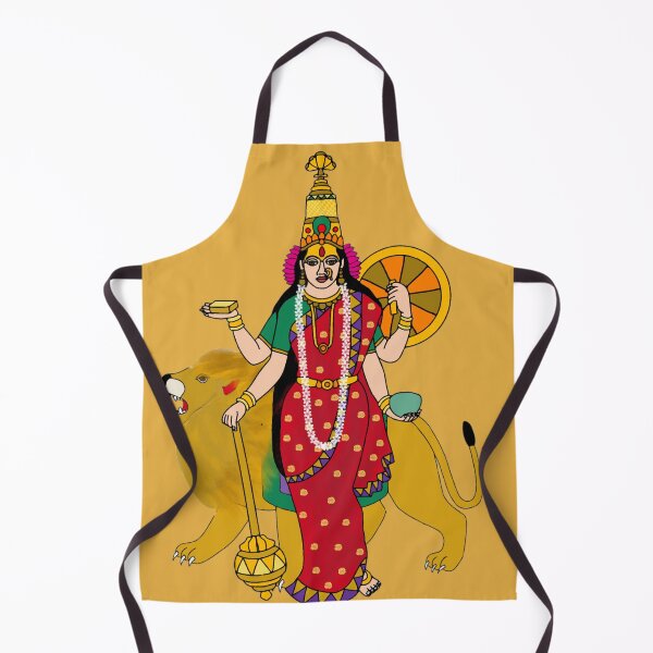 Item preview, Mahalakshmi Kolhapur Artwork | Goddess Lakshmi Temple Illustration | Prosperity Wall Decor designed and sold by Harshit_Digital_Arts.