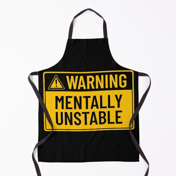 Item preview, Warning: Mentally Unstable designed and sold by mr-k-store.