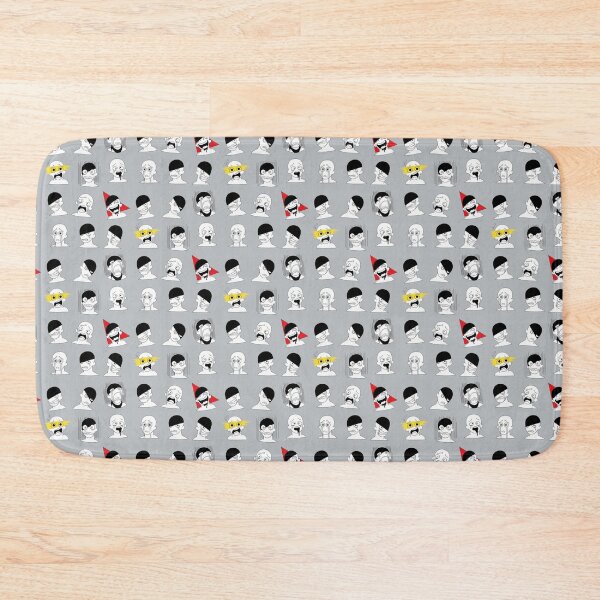 Item preview, Expressive Cartoon Face Grid Minimal Meme Art designed and sold by anandsiva2703.