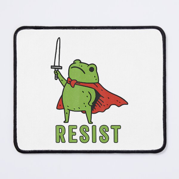 Item preview, Portland Protest Frog Funny 90s Quote Frogs Resist designed and sold by MiroslaWeidno.