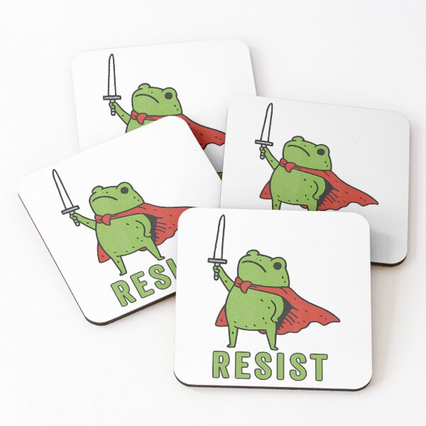 Item preview, Portland Protest Frog Funny 90s Quote Frogs Resist designed and sold by MiroslaWeidno.