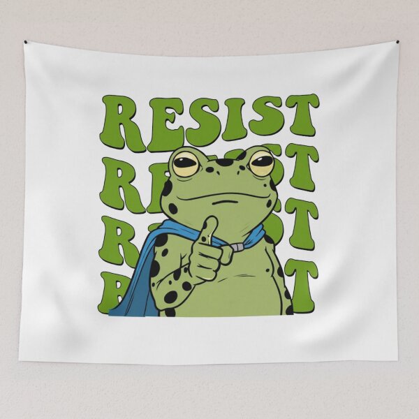 Item preview, Quote Frogs Portland Frog Funny Resist Protest 90s designed and sold by MiroslaWeidno.