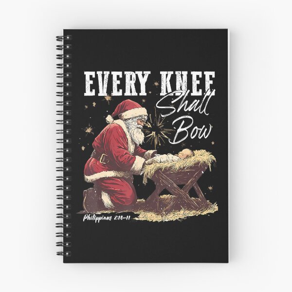 Item preview, Knee Christmas Every Vintage Jesus Quote Holiday Bow Shall Christian designed and sold by JackyEstera.