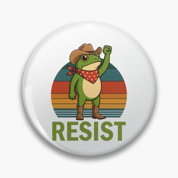 Item preview, Resist Funny Frog Quote Portland Frogs 90s Protest designed and sold by MiroslaWeidno.