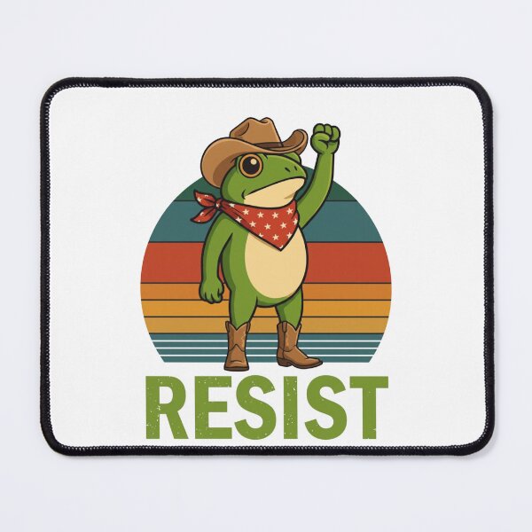 Item preview, Resist Funny Frog Quote Portland Frogs 90s Protest designed and sold by MiroslaWeidno.