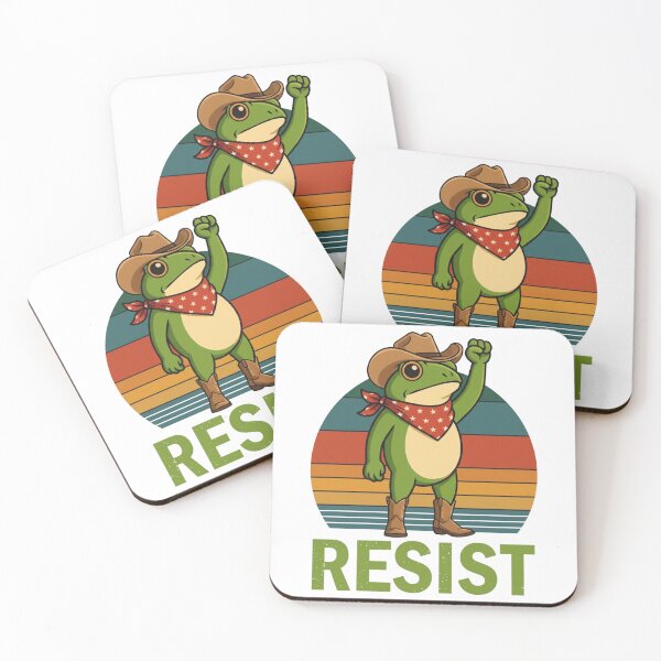 Item preview, Resist Funny Frog Quote Portland Frogs 90s Protest designed and sold by MiroslaWeidno.