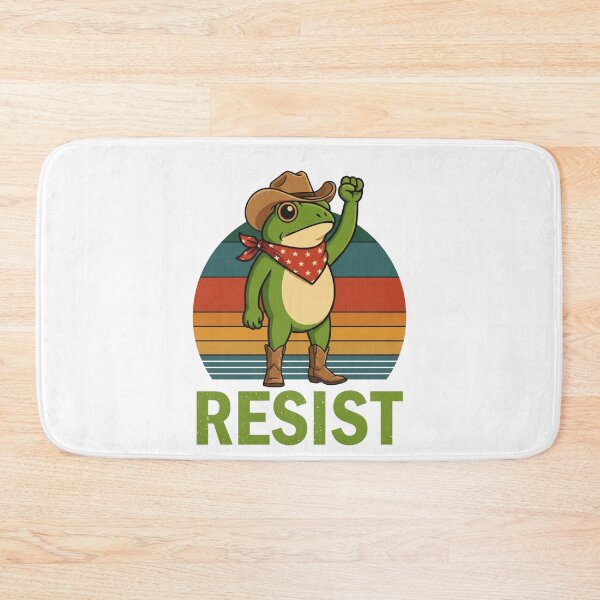 Item preview, Resist Funny Frog Quote Portland Frogs 90s Protest designed and sold by MiroslaWeidno.