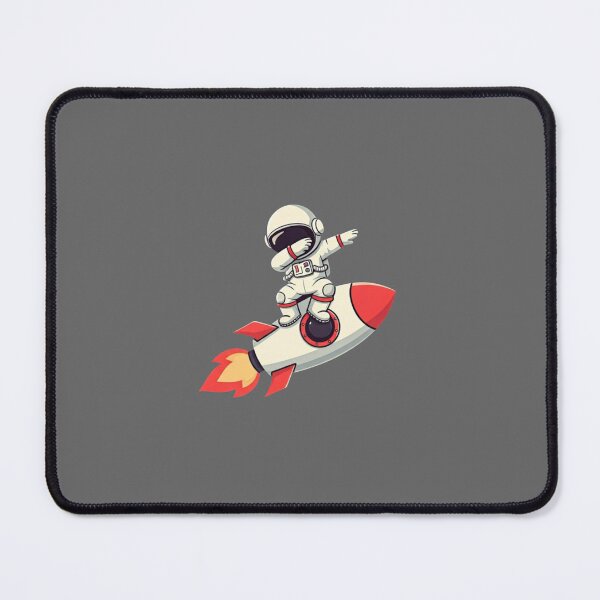 Item preview, Cute Astronaut Doing the Dab on Rocket – Fun Cartoon Space Vector Art designed and sold by PixelVibe782.