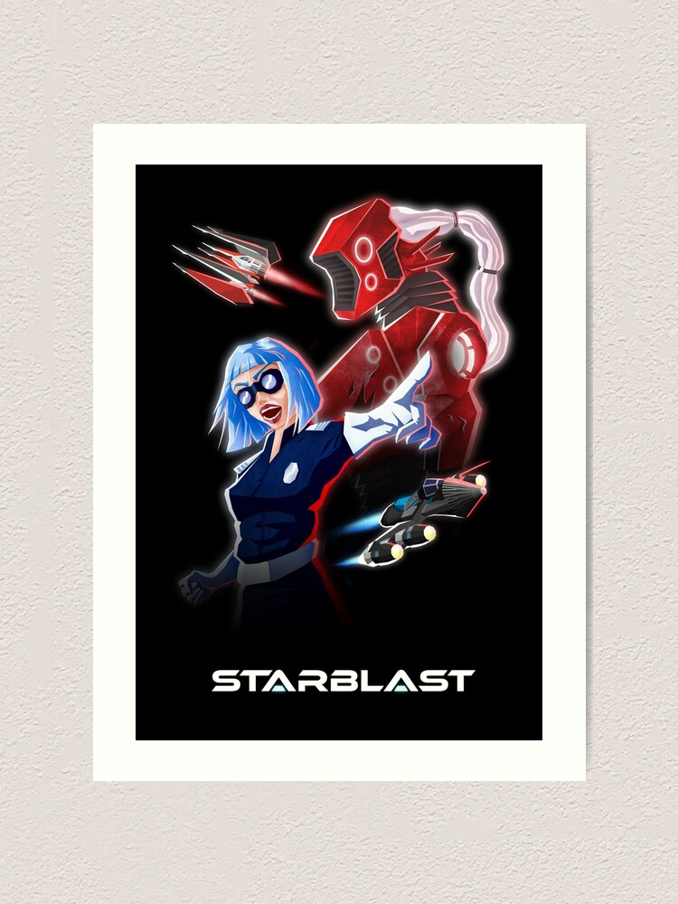 Starblast Poster Art Board Print for Sale by neuronality