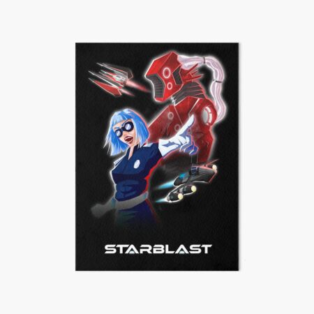 Starblast Poster Art Board Print for Sale by neuronality