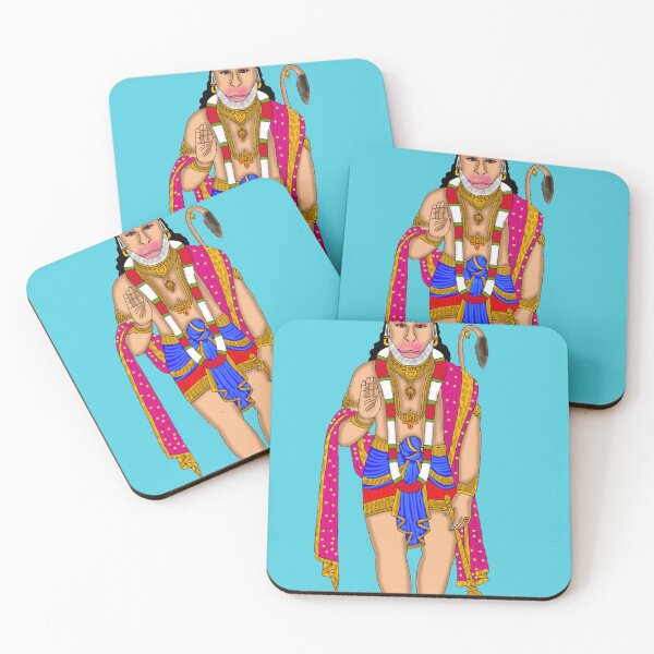 Item preview, Lord Hanuman Artwork | Bajrangbali Illustration | Hindu Devotional Wall Decor designed and sold by Harshit_Digital_Arts.