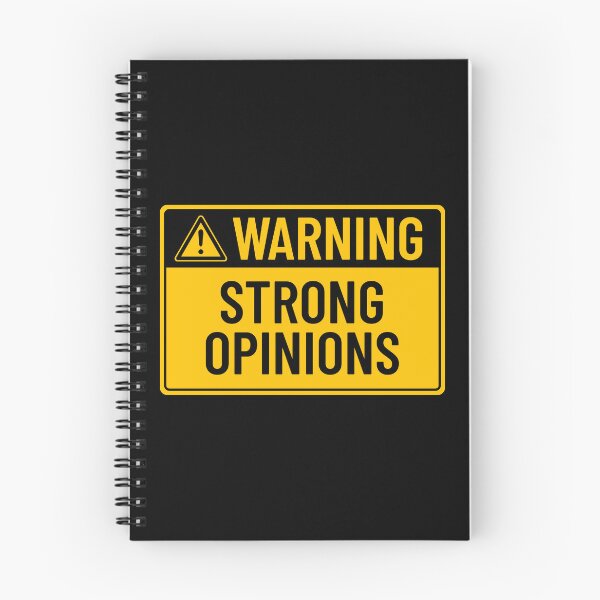 Item preview, Warning: Strong Opinions designed and sold by mr-k-store.