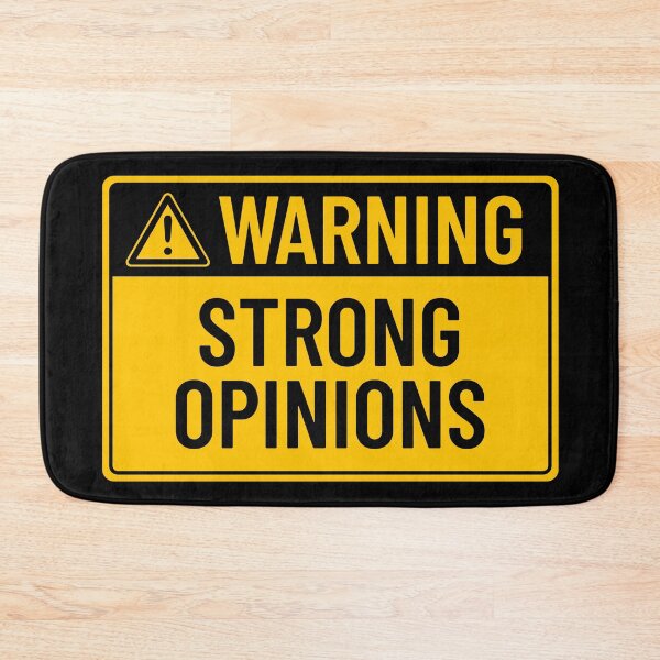 Item preview, Warning: Strong Opinions designed and sold by mr-k-store.
