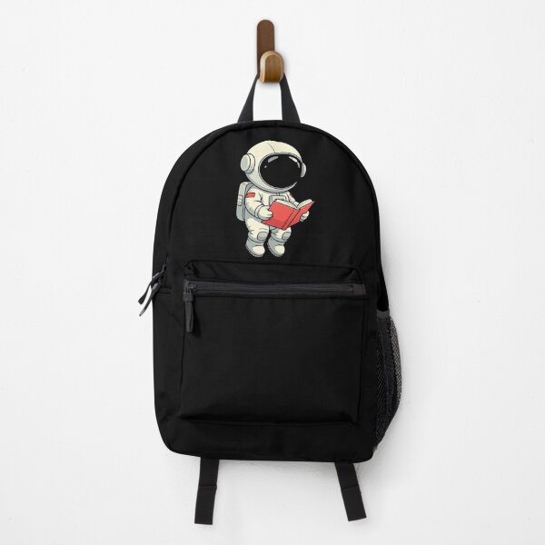 Item preview, Cute Astronaut Reading a Red Book – Floating Space Explorer Vector Art designed and sold by PixelVibe782.