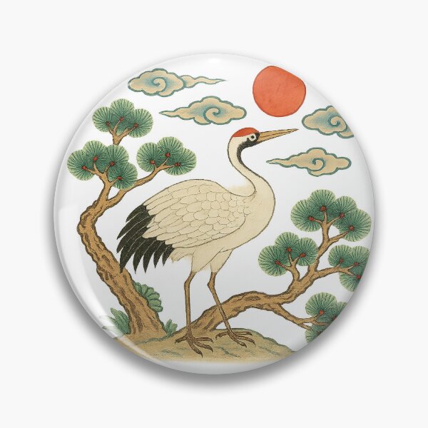 Artikelvorschau, Koreanischer Kranich und Sonne – Traditionelle Kunst entworfen und verkauft von KOREALTD.