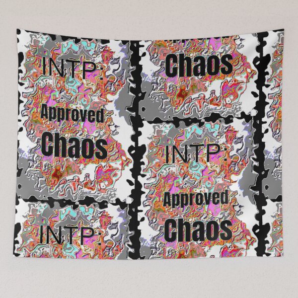 Item preview, Cool Colourful INTP Approved Chaos Poster Colour designed and sold by SmashingDeals.