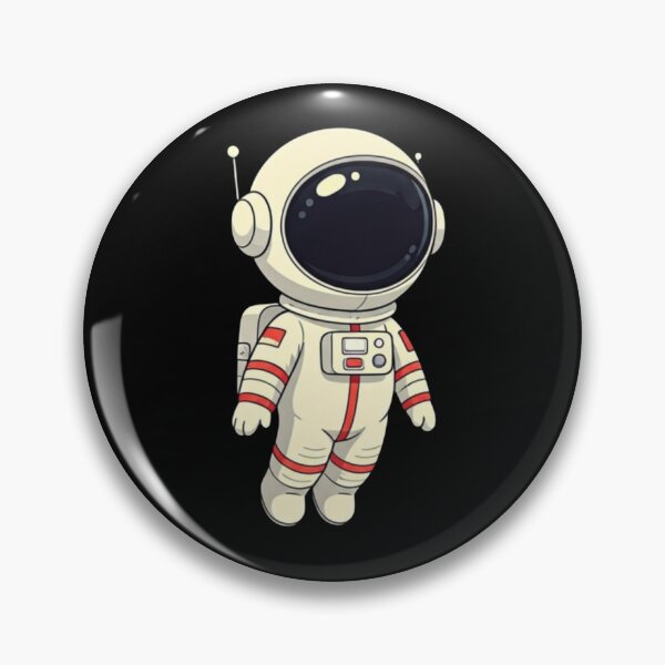Item preview, Cute Floating Astronaut – Minimalist Space Explorer Vector Illustration designed and sold by PixelVibe782.