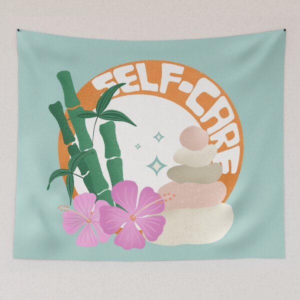 Item preview, Self care spa - retro bubble  designed and sold by Home Cyn Home.