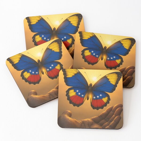 Item preview, Venezuelan Sunrise Butterfly – Symbol of Hope and Freedom designed and sold by DuttyLion.