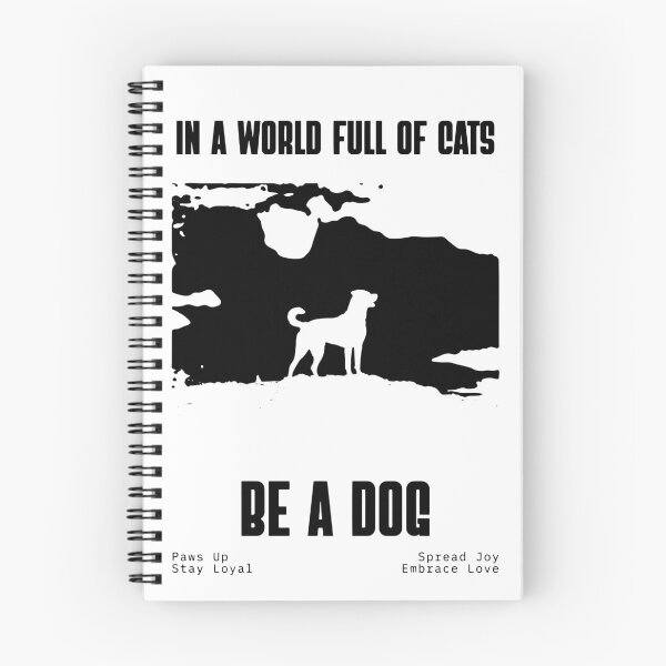 Item preview, En un mundo lleno de gatos, sé un perro. Camiseta negra: Camiseta única para amantes de los perros. designed and sold by DavidTeeStudio.