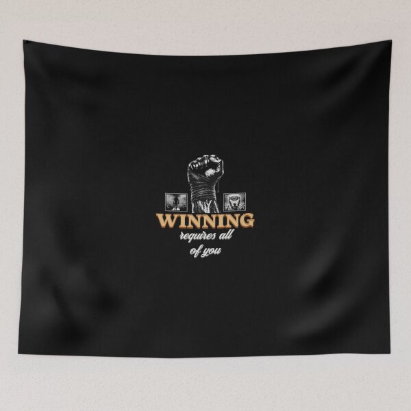 Item preview, Winning Takes All of You | Powerful Motivation Quote Design designed and sold by UsandCoDesigns.