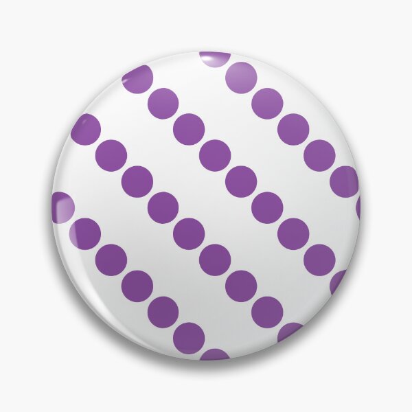 Item preview, Purple Polka Dots on White (CL) designed and sold by POLKAIWERX.
