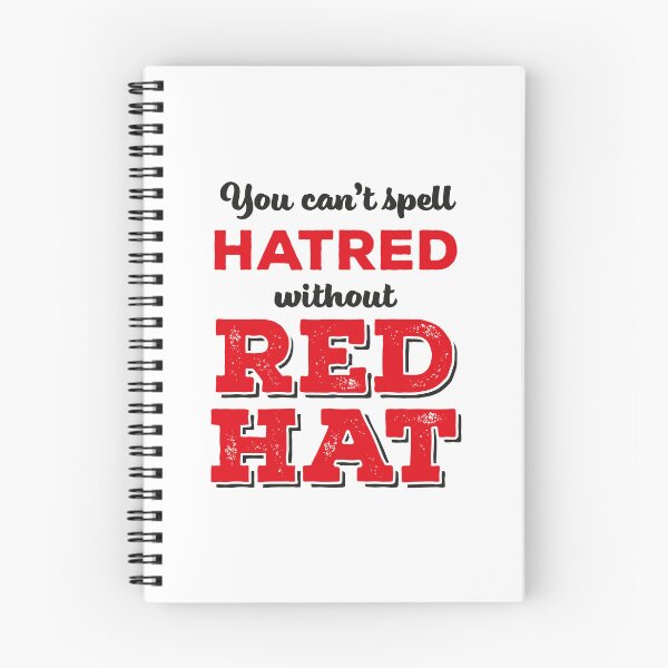 Item preview, You Can't Spell Hatred without Red Hat (On Light) designed and sold by SeeSayDesign.