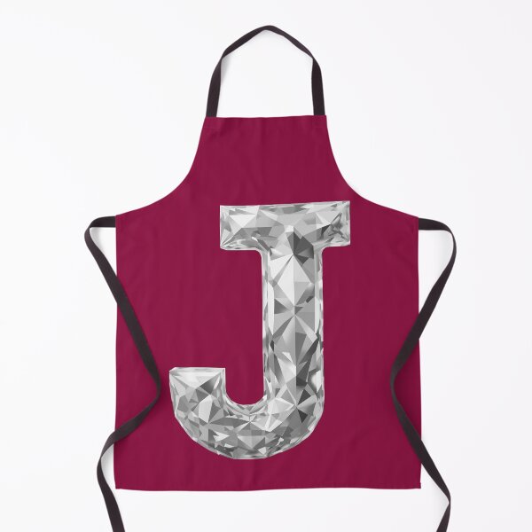 Item preview, Monochrome Low Poly Letter J — 3D Black, Grey & White Transparent Design designed and sold by InFrameVision.