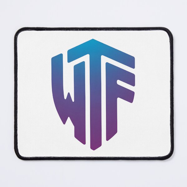 Item preview, Modern Gradient WTF Logo Design designed and sold by StormVape.