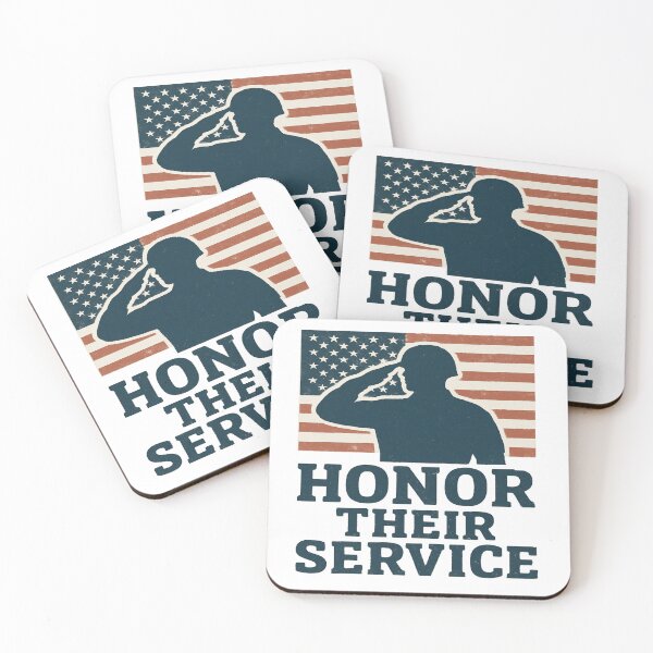 Item preview, Honor Their Service – Soldier Silhouette with American Flag Tribute designed and sold by Globalcitytees.