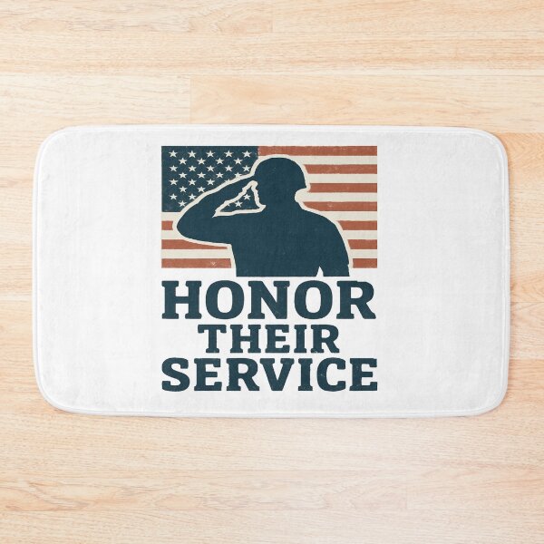 Item preview, Honor Their Service – Soldier Silhouette with American Flag Tribute designed and sold by Globalcitytees.