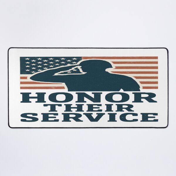 Item preview, Honor Their Service – Soldier Silhouette with American Flag Tribute designed and sold by Globalcitytees.