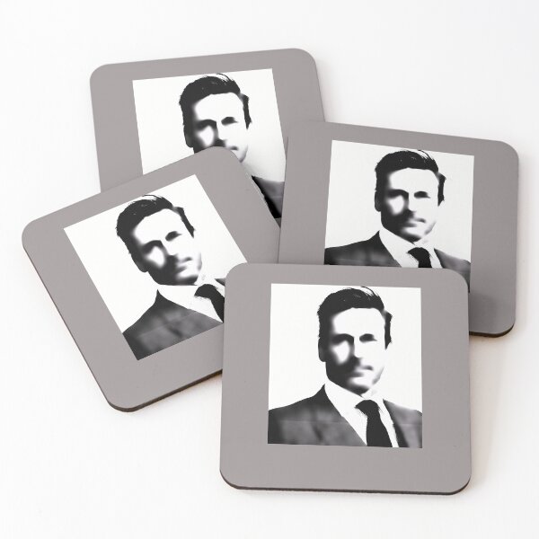 Item preview, JON-HAMM-BLACK--WHITE-PAINTING-(2) designed and sold by VladimirSchultz.