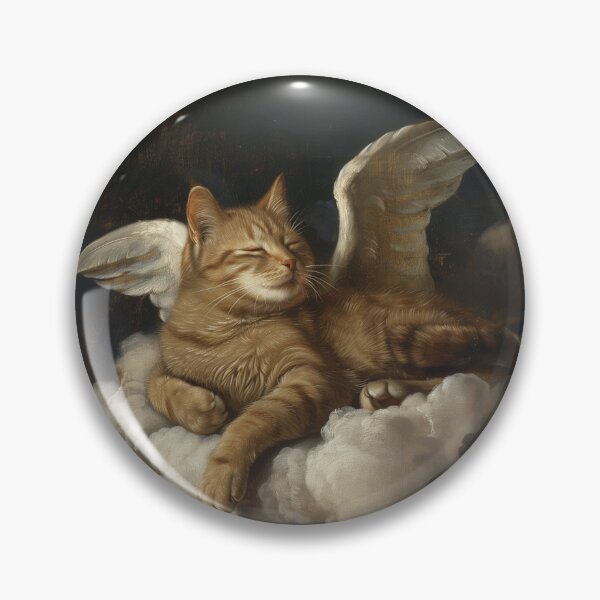 Item preview, Cloud Nine Lives (Angel Cat) designed and sold by RR-Creative.