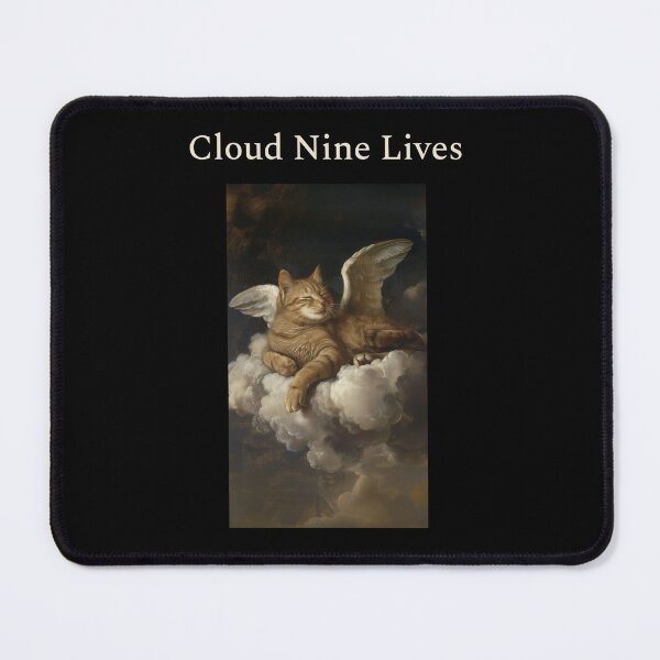 Item preview, Cloud Nine Lives (Angel Cat) designed and sold by RR-Creative.