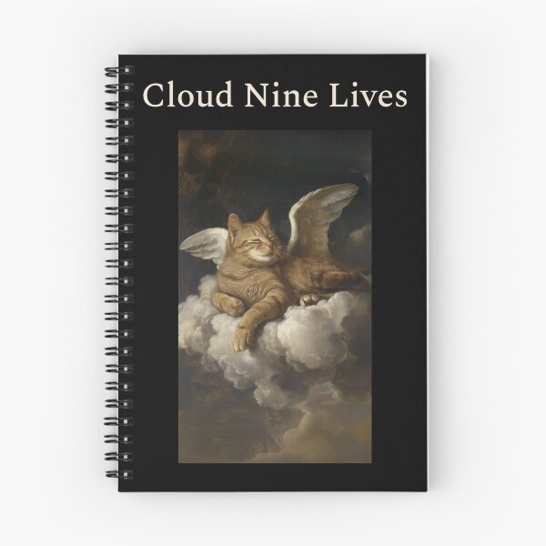 Item preview, Cloud Nine Lives (Angel Cat) designed and sold by RR-Creative.