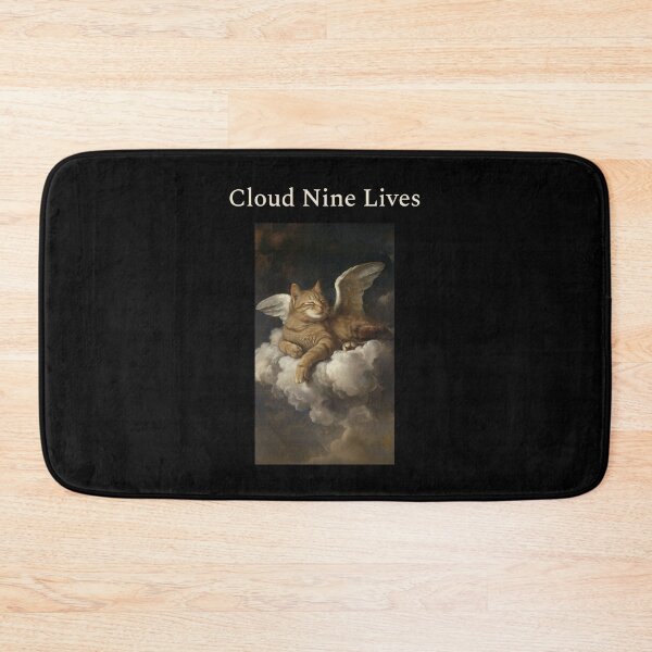 Item preview, Cloud Nine Lives (Angel Cat) designed and sold by RR-Creative.