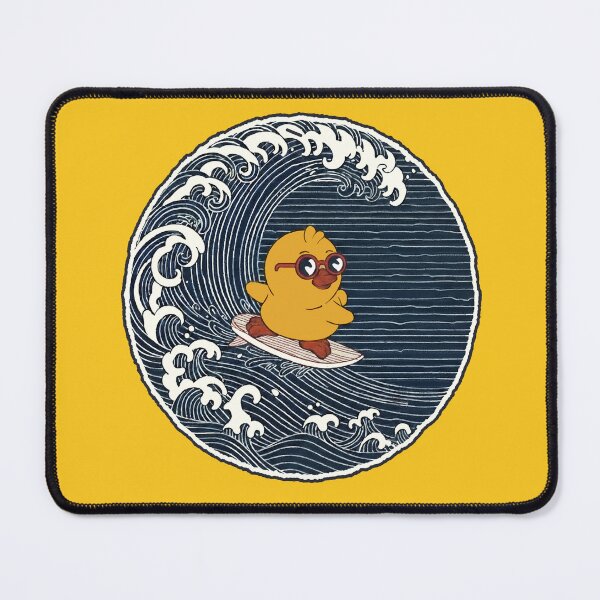 Item preview, Surfing Duck Wave – Cute Retro Ocean designed and sold by INNERSELFART.