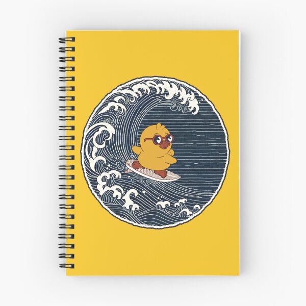 Item preview, Surfing Duck Wave – Cute Retro Ocean designed and sold by INNERSELFART.