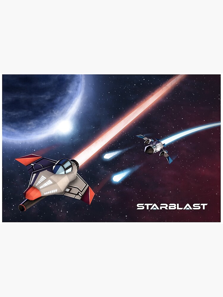 Starblast Poster Art Board Print for Sale by neuronality