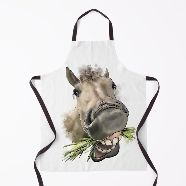 Item preview, Hay There! – Funny Smiling Horse designed and sold by RenataMaslyk.
