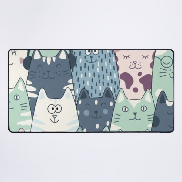 Item preview, Cute Colorful Cats Seamless Pattern tshirt designed and sold by anandsiva2703.